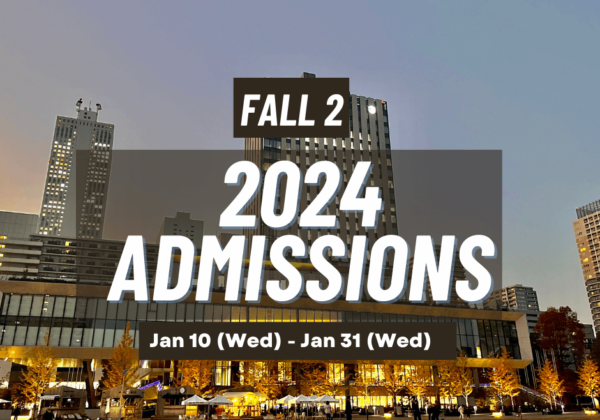 2024 Admissions, Fall 2